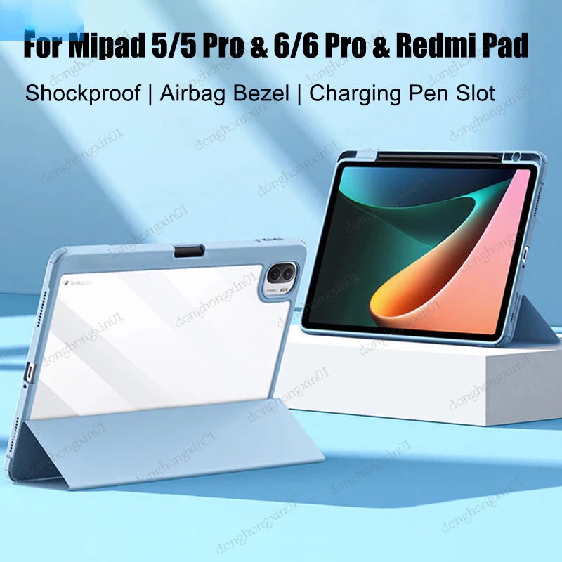 เคสแท็บเล็ต-พร้อมที่ใส่ดินสอ-สําหรับ-xiaomi-mi-pad-5-6-5pro-6pro-mipad-6-5-pro