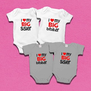 Haniekt BABY ONESIE (ilovemybigbrother/sister) XB7R