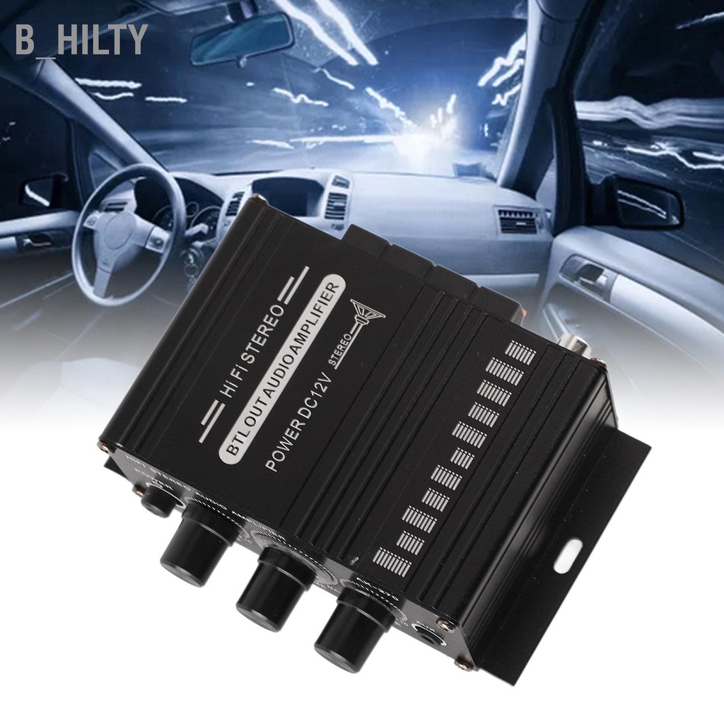 b-hilty-เครื่องขยายเสียงสเตอริโอ-12v-แบบพกพาคุณภาพเสียงชัดเจนเครื่องขยายเสียงขนาดเล็กสำหรับรถมอเตอร์ไซด์บ้าน