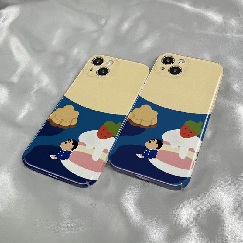 เคสโทรศัพท์มือถือแบบฟิล์มแข็ง-ลายการ์ตูนชินจัง-สําหรับ-iphone-14promax-13-12-11-xs-7-8p