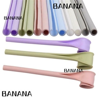 Banana1 หลอดซิลิโคน ป้องกันฟัน ปลอดสาร BPA ใช้ซ้ําได้