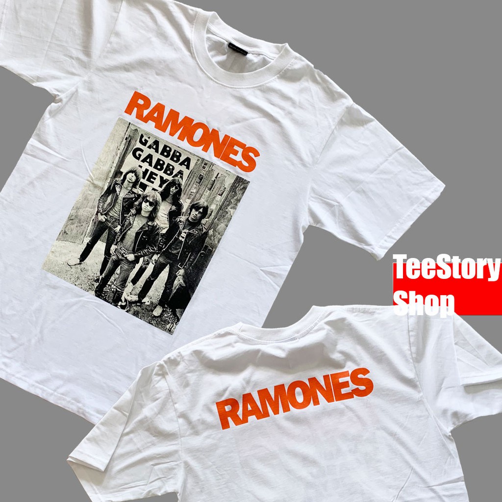 เสื้อยืดแฟชั่น-เสื้อ-ramones-สุดเท่-ไม่เหมือนใคร-ราคาถูก