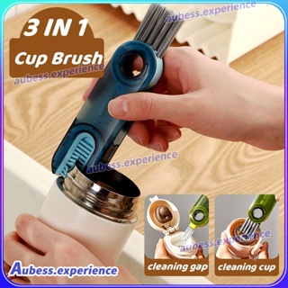 3-in-1 U-Shaped Cup Mouth Brush Creative Bottle Cleaning Brush Rotatable Groove Gap Cleaning Brushs Household Cleaning เครื่องมือ ผู้เชี่ยวชาญ