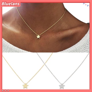 【 Bluelans 】สร้อยคอโซ่ จี้รูปดาว เครื่องประดับแฟชั่น ของขวัญวันวาเลนไทน์ สําหรับผู้หญิง