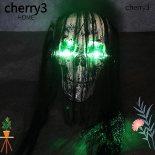 Cherry3 โคมไฟหัวกะโหลก คุณภาพสูง สําหรับแขวนตกแต่งปาร์ตี้ฮาโลวีน