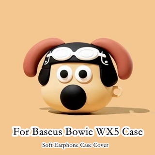 【จัดส่งรวดเร็ว】เคสหูฟัง แบบนิ่ม ลายการ์ตูน สําหรับ Baseus Bowie WX5 WX5