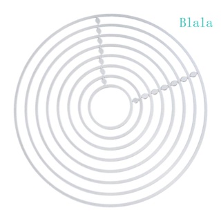 Blala แผ่นแม่แบบ ตัดลายนูน ทรงกลม สําหรับตกแต่งสมุด อัลบั้ม กระดาษ การ์ด หัตถกรรม DIY