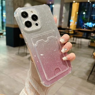 Color gradient pink for iphone 11 clear phone case for girls with airbag silicone case for iPhone 14 13 12 เคสไอโฟน11 cases iPhone11Pro max เคสไอโฟนxsmax xr xs protect Camera cover