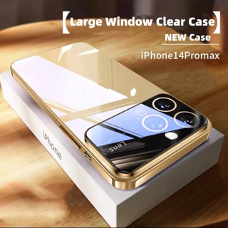 ใหม่ เคสโทรศัพท์มือถือแบบนิ่ม ใส กันกระแทก ขนาดใหญ่ หรูหรา สําหรับ iPhone 14 Pro Max 13 12 11 Pro Max