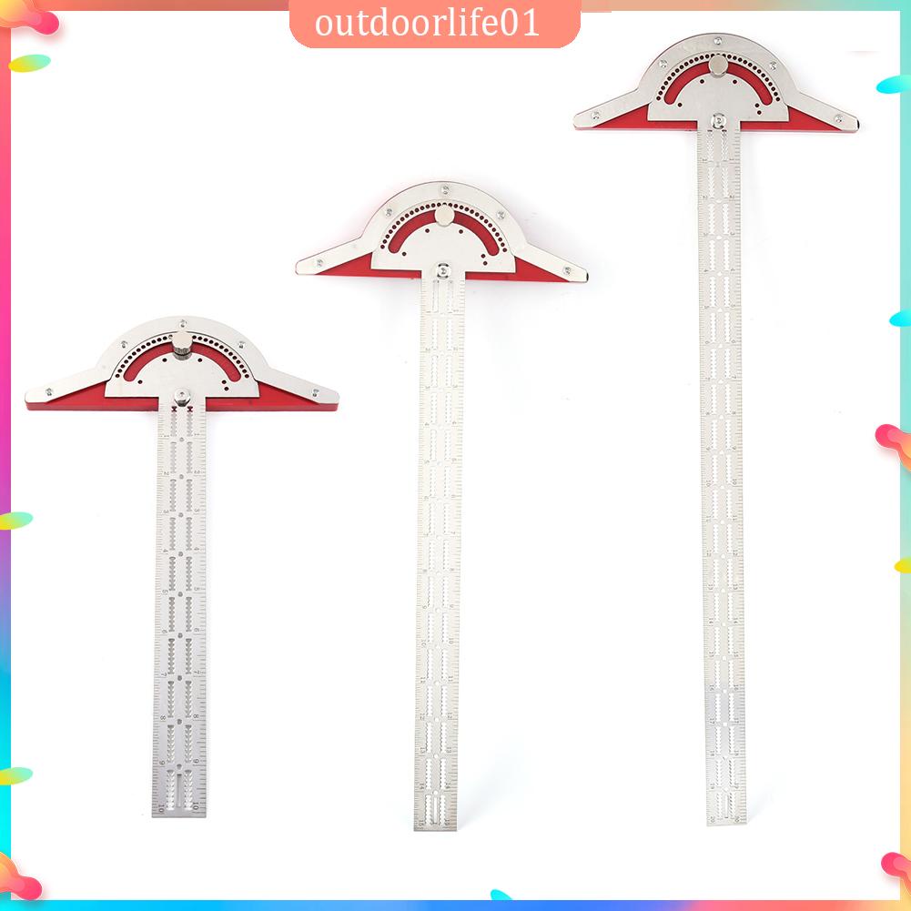 ODL Marking Framing Edge Ruler 70 Degree Protractor Angle Finder ...