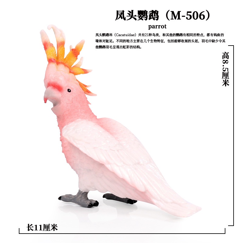 spot-second-hair-animal-model-simulation-plastic-solid-bird-wild-animal-toy-bird-parrot-eagle-ostrich-peacock-ornaments-8cc