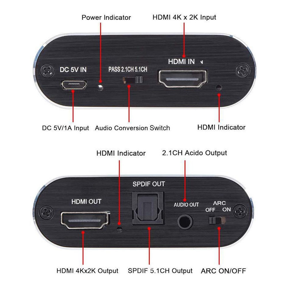 อะแดปเตอร์แปลงแยกเสียง-hdmi-เป็น-hdmi-รองรับเอาต์พุตเสียงออปติคอล-ultra-hd-4k-toslink