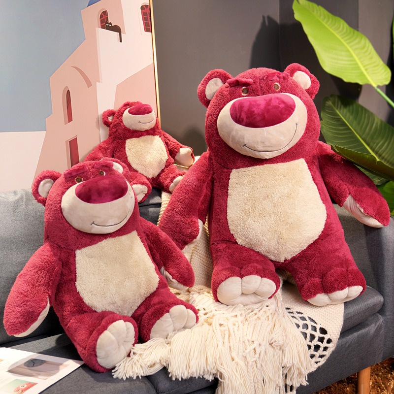 ตุ๊กตาการ์ตูนดิสนีย์-หมี-สตรอเบอร์รี่น่ารัก-เหมาะกับของขวัญวันเกิด-ของเล่นสําหรับเด็ก