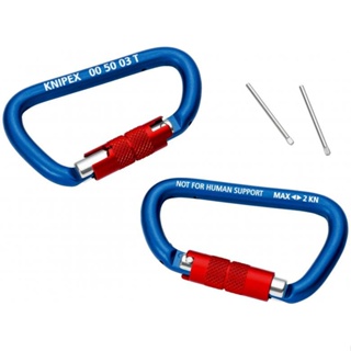 KNIPEX Carabiners ห่วงเกี่ยวนิรภัย รุ่น 005003TBK