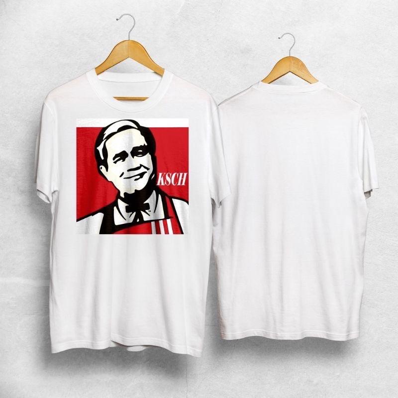 การออกแบบเดิมเสื้อยืดลุงตู่-ลุงตู่kfc-fcลุงตู่ไม่ควรพลาด-เนื้อผ้าดีนิ่มสบายเกรดพรีเมี่ยม-ป้าย-fruit-of-the-loomสามารถปรั