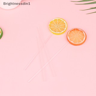 [Brightnessdin1] แท่งอะคริลิคใส ใช้ซ้ําได้ สําหรับทําขนมหวาน เค้ก 50 ชิ้น