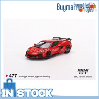 [Authentic] Mini GT 1/64 รถรุ่น Die-Cast Chevrolet Corvette Z06 2023 TORCH RED RHD