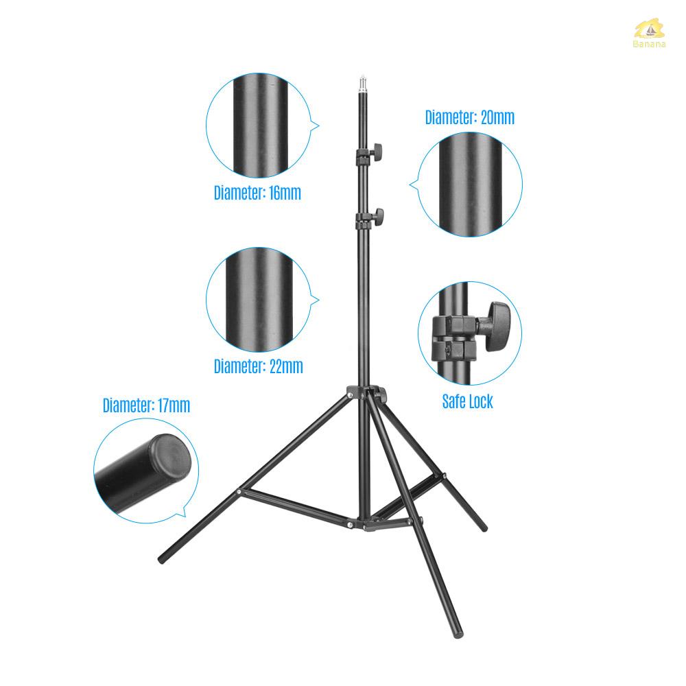 banana-pie-ขาตั้งกล้องเหล็ก-ปรับได้-สําหรับถ่ายภาพ-ความสูง-176-ซม-5-8-ฟุต-พร้อมสกรู-1-4-นิ้ว-สําหรับร่มสะท้อนแสงสตูดิโอ-ซอฟท์บ็อกซ์-ไฟวิดีโอ-led