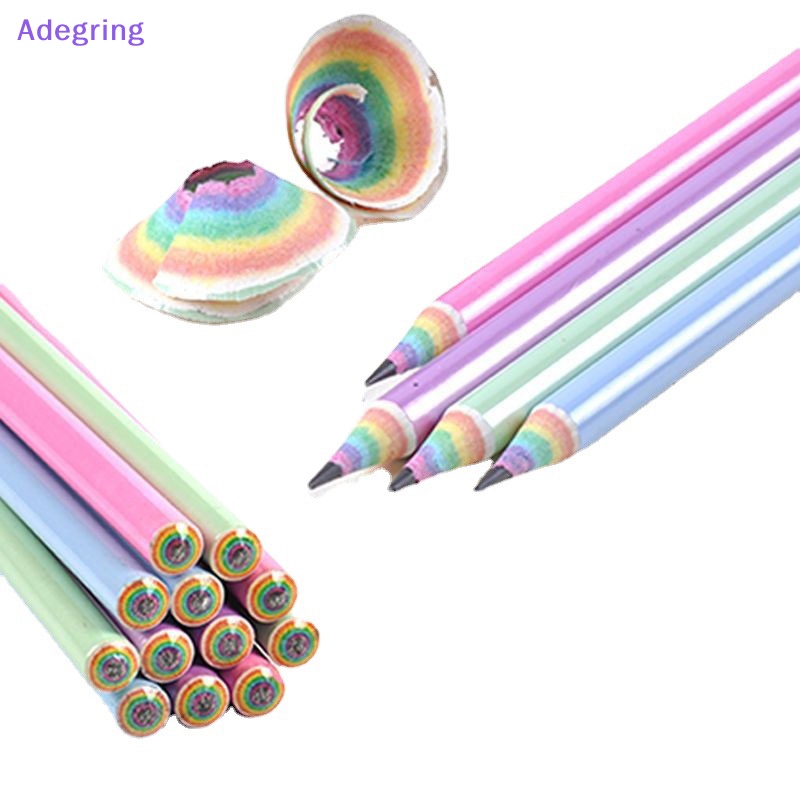 adegring-ดินสอสีกระดาษ-วาดภาพระบายสี-กันฝน-แบบมืออาชีพ-สําหรับเด็ก-สํานักงาน-โรงเรียน-12-ชิ้น