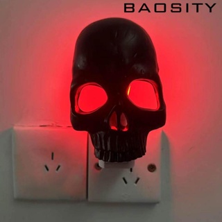 [Baosity] โคมไฟกลางคืน รูปหัวกะโหลกมนุษย์ สําหรับตกแต่งปาร์ตี้ฮาโลวีน ห้องครัว ห้องน้ํา