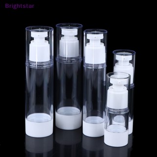 Brightstar ขวดปั๊มสูญญากาศเปล่า สําหรับใส่โลชั่น เครื่องสําอาง ครีมบํารุงผิวหน้า เหมาะกับการเดินทาง