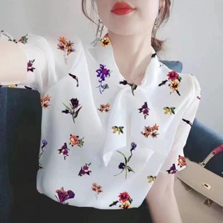 [Fashion Recommendation] เสื้อเชิ้ต ผ้าชีฟอง พิมพ์ลายผีเสื้อ เข้ากับทุกการแต่งกาย แฟชั่นฤดูร้อน สไตล์ตะวันตก สําหรับผู้หญิง