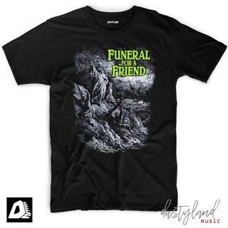 YF41 เสื้อยืดผ้าฝ้าย 100% พิมพ์ลาย Band FUNERAL FOR A FRIEND FFAF TOUR 2007 สําหรับผู้ชาย