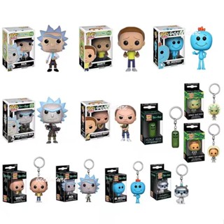 โมเดลตุ๊กตาไวนิล Funko Pop Rick and Morty Rick 112 Morty 113 Mr.Meeseeks 174 ของเล่นสําหรับเด็ก