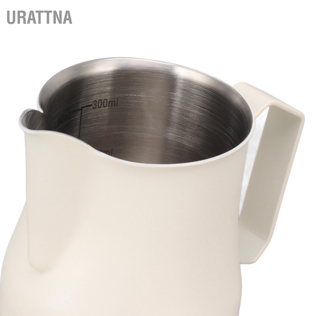 urattna-milk-pitcher-cup-304-stainless-steel-spout-mouth-scale-coffee-latte-for-work-office