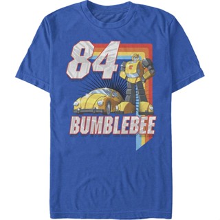 2023NEXVintage 84 Bumblebee Transformers T-Shirt เสื้อแฟชั่นผญ2022 อื่นๆ เสื้อคู่วินเทจ