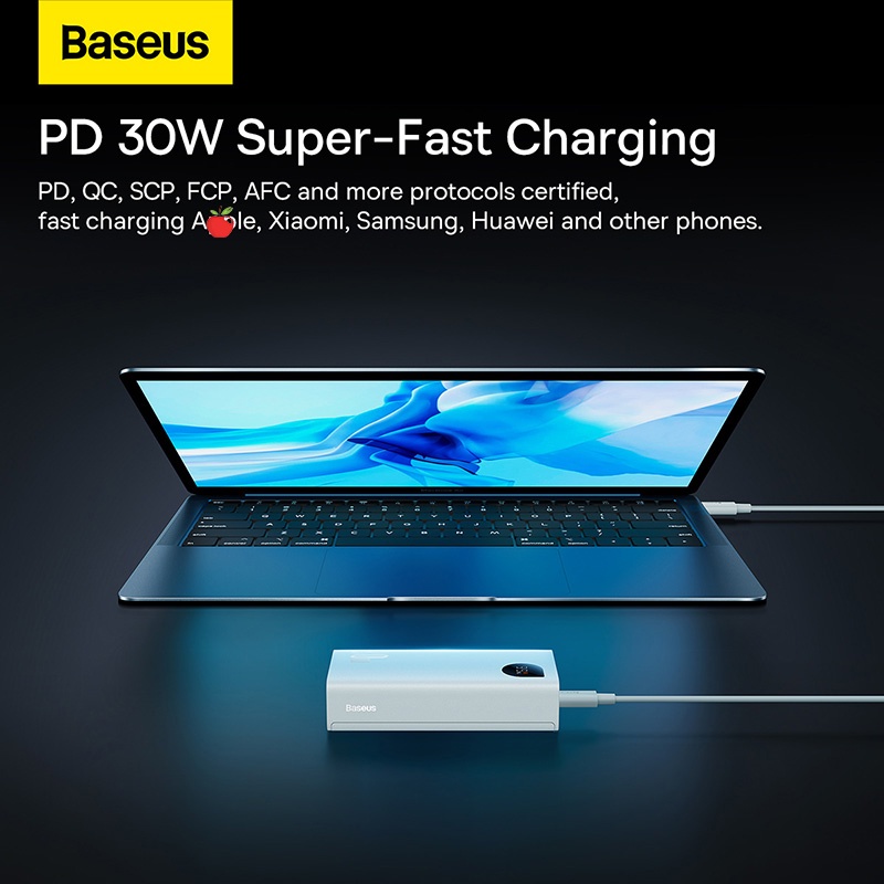 baseus-adaman2-พาวเวอร์แบงค์-30w-หน้าจอดิจิทัล-ชาร์จเร็ว-แบตเตอรี่ภายนอก-vooc-ชาร์จเร็ว