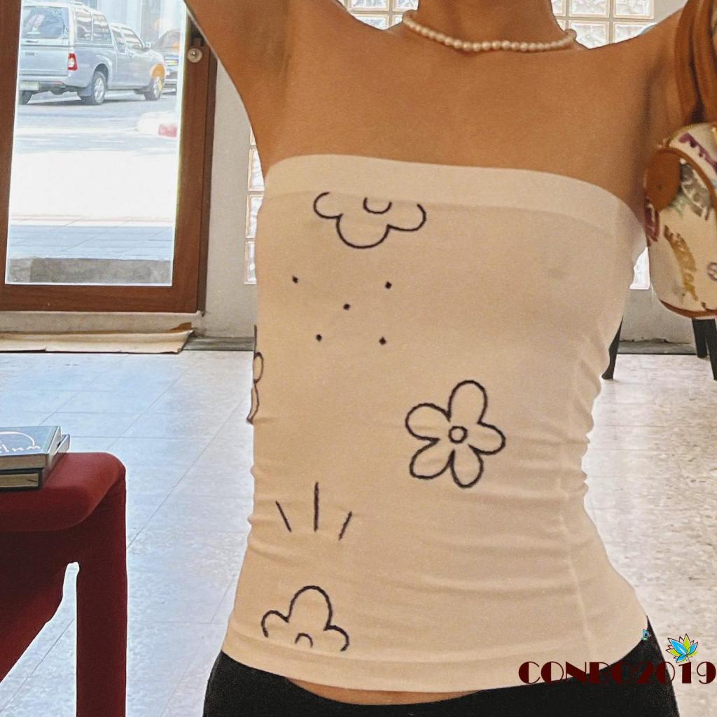 hgm-เสื้อแขนกุดลําลอง-ลายดอกไม้-สไตล์สตรีท-ฤดูร้อน-สําหรับผู้หญิง