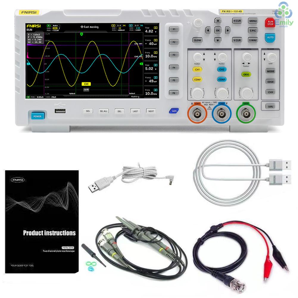 fnirsi-1014d-เครื่องกําเนิดสัญญาณอินพุต-หน้าจอ-tft-lcd-7-นิ้ว-100mhz-2-an-19-มาใหม่