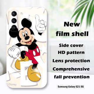 สําหรับ Samsung Galaxy S20 S21 FE S21 Plus S21 Ultra 5G เคสมือถือ แบบแข็ง ลายการ์ตูนดิสนีย์ หรูหรา กันกระแทก