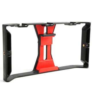 Video Camera Cage Stabilizer Film Making Rig For Smart Phone Video Rig โทรศัพท์มือถือ Hand Grip Bracket Holder Stabilizer