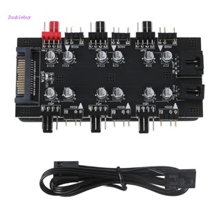 Doublebuy PWM 5V 3Pin ARGB พร้อมพาวเวอร์ 2-in-1 ฮับ 8 ทาง ซิงค์ CPU พัดลมระบายความร้อน