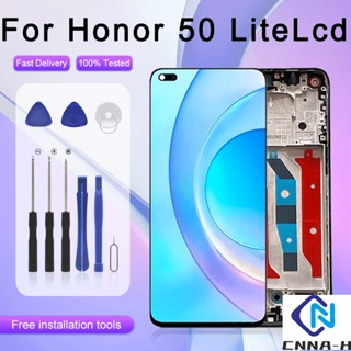 หน้าจอสัมผัสดิจิทัล LCD 6.67 นิ้ว สําหรับ Huawei Honor 50 Lite Honor 50 Lite NTN-L22 ส่งฟรี
