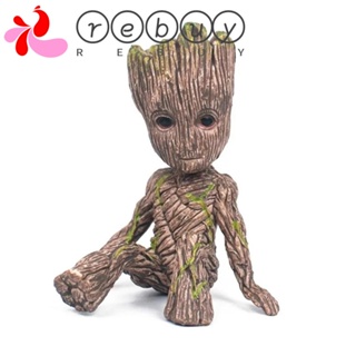 สินค้า Rebuy ตุ๊กตาฟิกเกอร์ฟิกเกอร์ Groot Tree Groot Tree Man Groot 6 ซม. ขนาดมินิของเล่นสําหรับเด็ก
