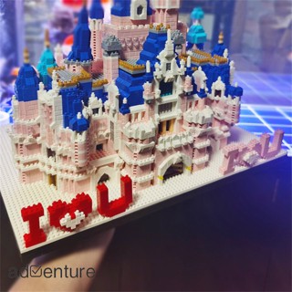 Adven บล็อกตัวต่อ รูป I Love U ตัวอักษรโรแมนติก สร้างสรรค์ Diy สําหรับคู่รัก วันเกิด วาเลนไทน์