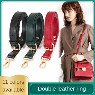 สายสะพายกระเป๋าหนังแท้ หนัง PU ปรับได้ ปรับระดับได้ Leather Shoulder Sling Strap Replacement