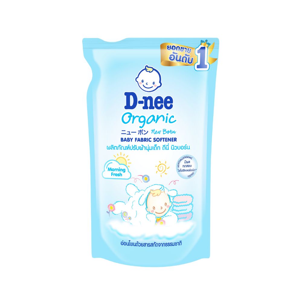 d-nee-baby-fabric-softener-morning-fresh-น้ำยาปรับผ้านุ่มเด็กชนิดเติม-กลิ่น-morning-fresh-550ml