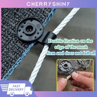 หัวเข็มขัดพลาสติกสำหรับล็อค Shade Net,Sunshade Net Fixing Clips การติดตั้งตาข่ายแรเงาเรือนกระจก