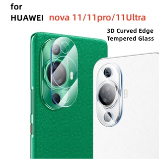 ฟิล์มกระจกนิรภัยกันรอยหน้าจอ เลนส์กล้อง 3D สําหรับ Huawei Nova 11i 11 10 Pro SE 10Pro 11Pro 11Ultra Nova10 Nova11