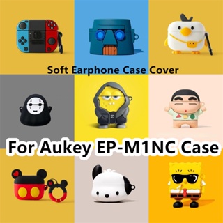 【คุณภาพสูง】เคสหูฟัง แบบนิ่ม ลายการ์ตูนอนิเมะ สําหรับ Aukey EP-M1NC EP-M1NC