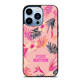 เคสโทรศัพท์มือถือ กันกระแทก ลาย Victorias Secret Pink Nation สําหรับ IPhone 14 Plus 13 Pro Max 12 Mini X