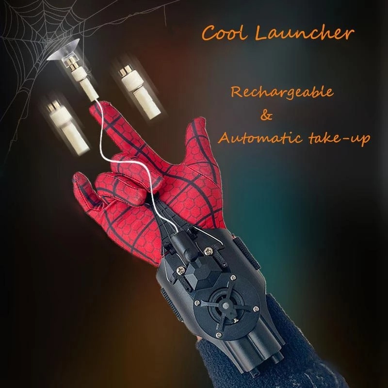 ของเล่นคอสเพลย์-spiderman-web-shooters-spider-man-พร้อมถุงมือ