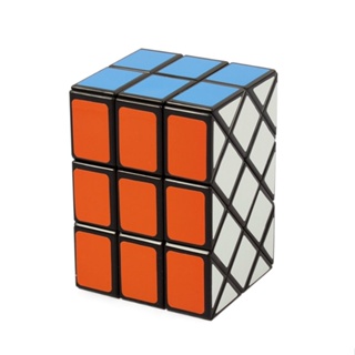 Diansheng Shanggu 3x3x4 Strange Shpe Speed Cube สีดํา พร้อมสติกเกอร์