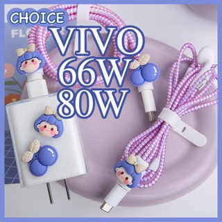 เคสที่ชาร์จ TPU แบบนิ่ม สีแคนดี้ สําหรับ Vivo 66W Vivo v27 5G