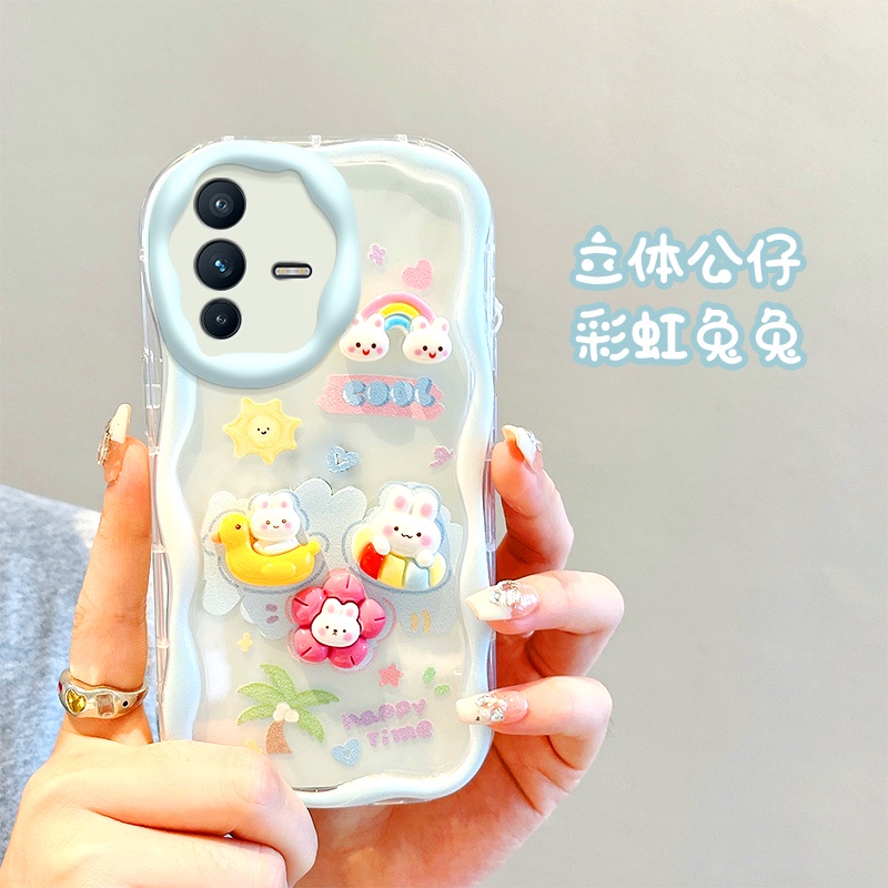 เคส-vivo-v23-5g-v23e-5g-น่ารัก-ตุ๊กตาสามมิติ-กรณีป้องกันโทรศัพท์มือถือ