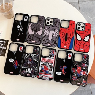 เคสโทรศัพท์มือถือ TPU กันกระแทก ลายสไปเดอร์แมน มีกระจกด้านข้าง สําหรับ iPhone 14 Pro MAX 11 12 13 Pro MAX 14 Plus